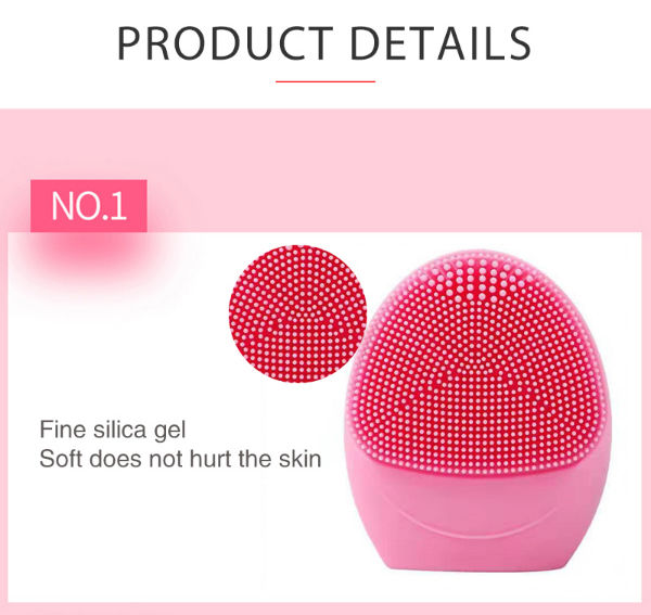 Hot Selling Electric Sonic Beauty Face Brush Facial Cleansing Brush