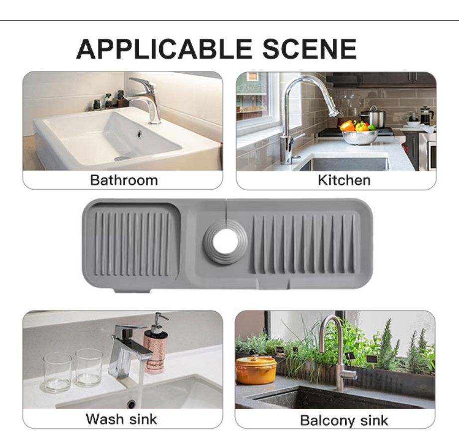 Buy Wholesale China Wholesale Silicone Faucet Water Drain Pad For