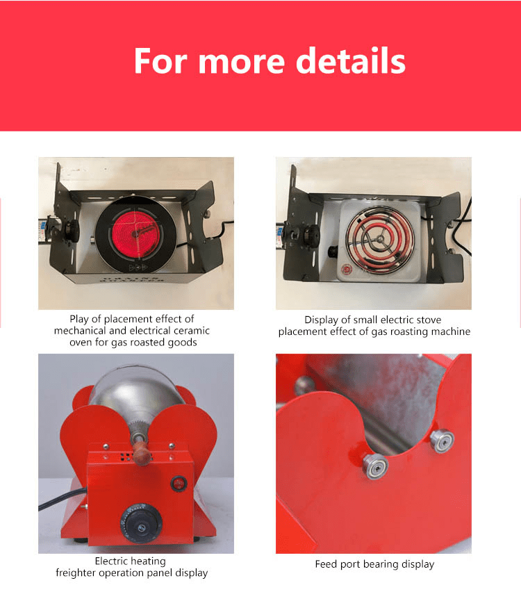 Buy Wholesale China Heating Coffee Roasting Machine Mini Nut Bean