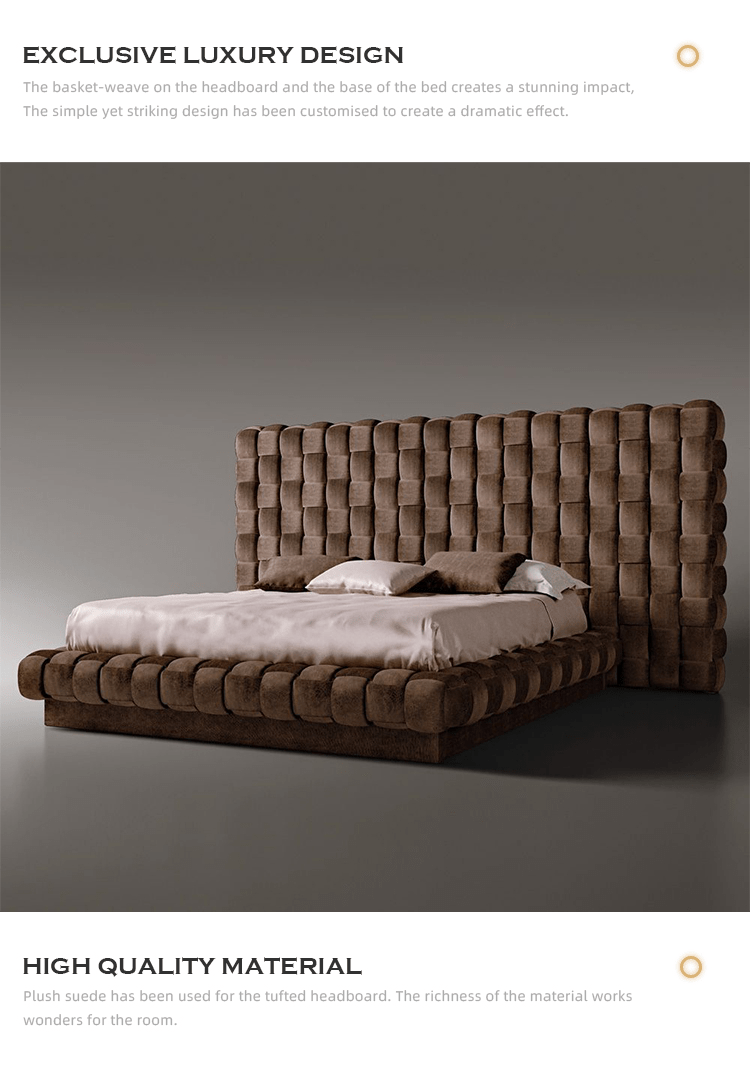 Premium Bedroom Furniture Letto Lit Bett King Size Bed Frame Italian