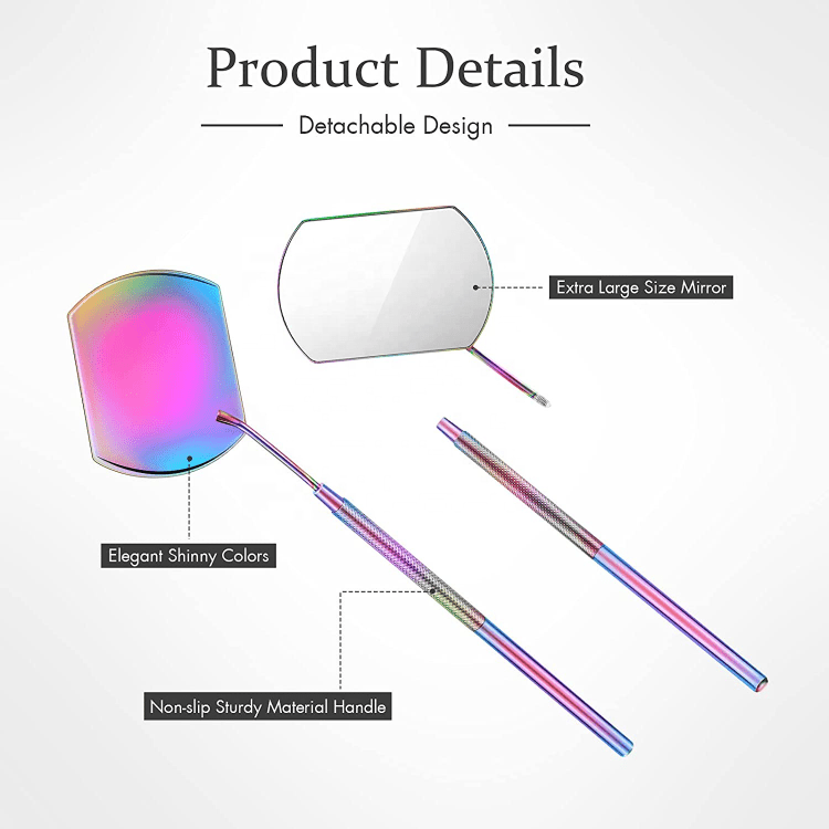 Buy Wholesale China Your Logo Square Large Lash Mirror For Eyelash