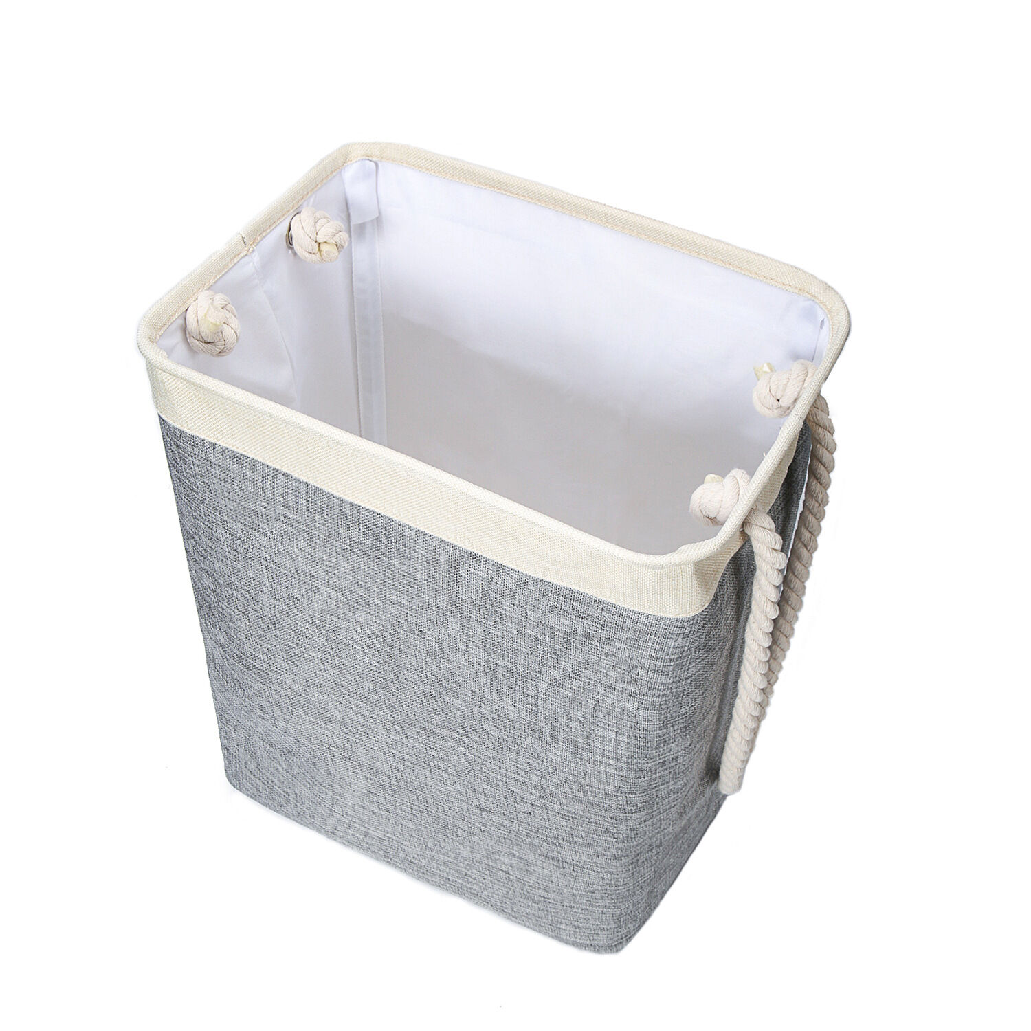 Buy Wholesale China Cotton And Linen Foldable Fabric Laundry Basket