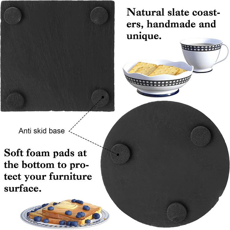 Buy China Wholesale Wholesale Slate Coaster Custom Slate