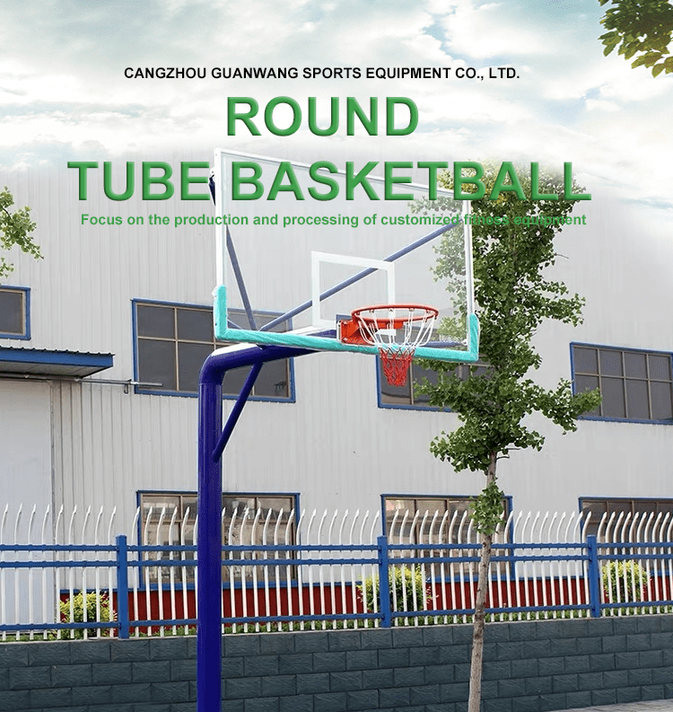 Buy Wholesale China Hot Sale Inground Basketball Hoops Single Post