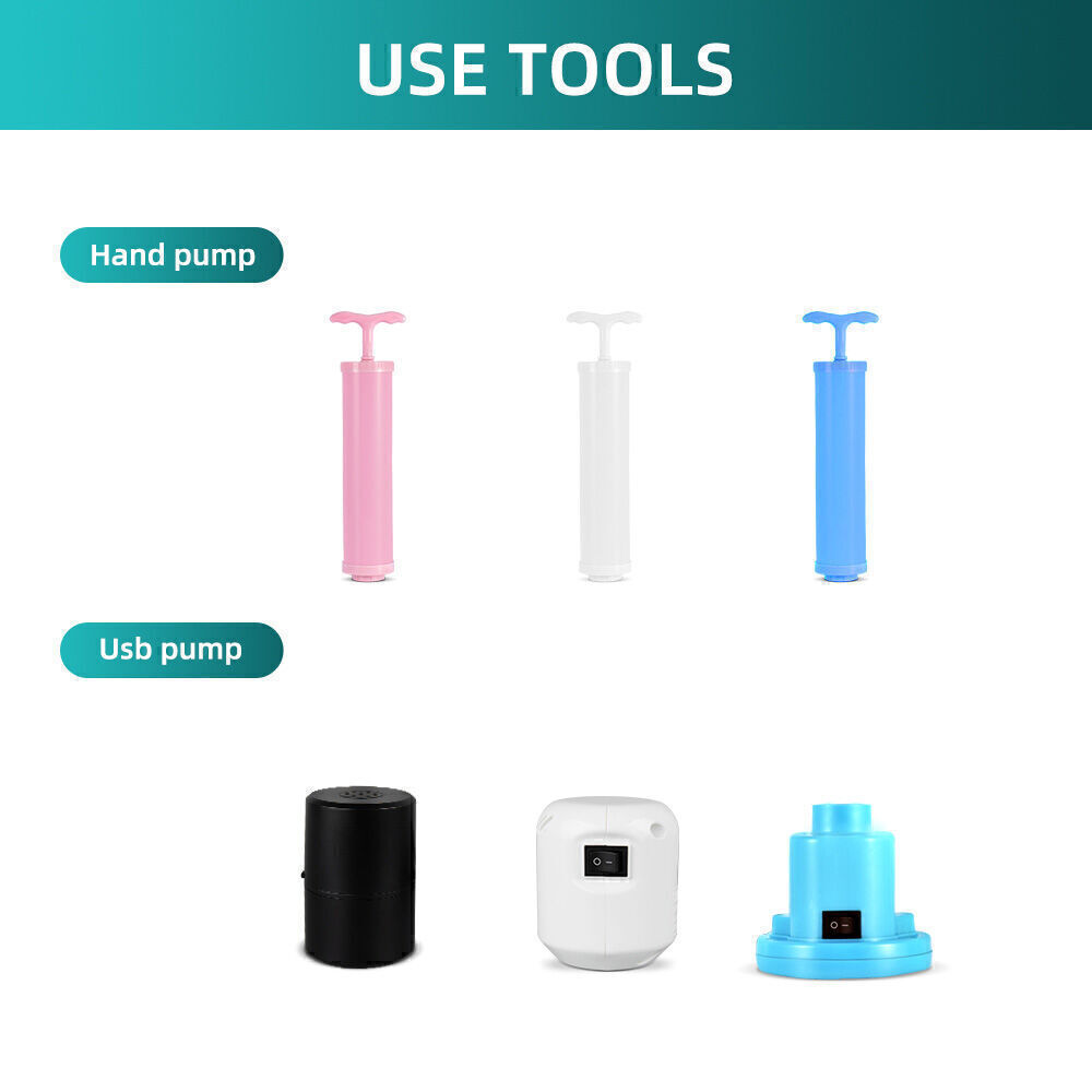 Travelling Space Saver Vacuum Storage Bag Reusable Clothes Compression