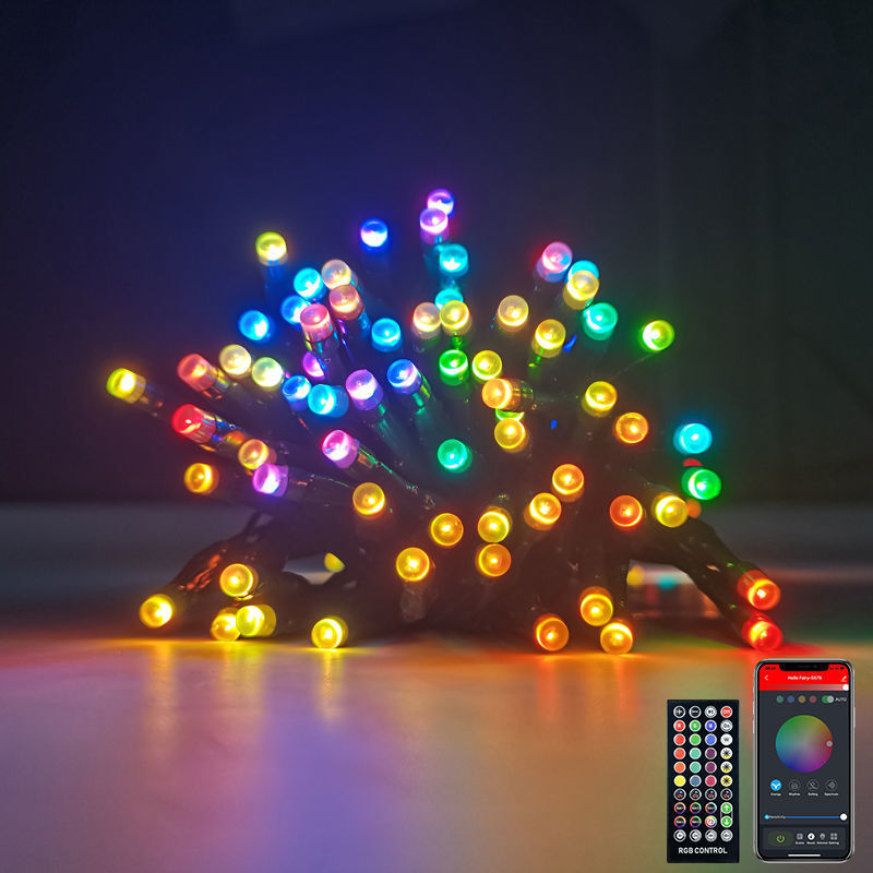 App Control Color Changing Led Fairy String Lights Ip65 Waterproof
