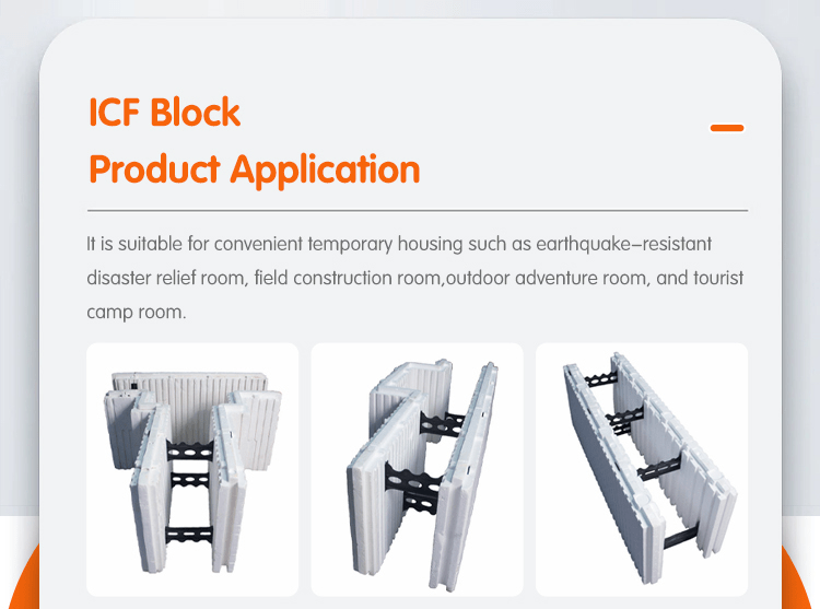 Icf Blocks Insulated Concrete Forms Building System Icf Eps Foam Block