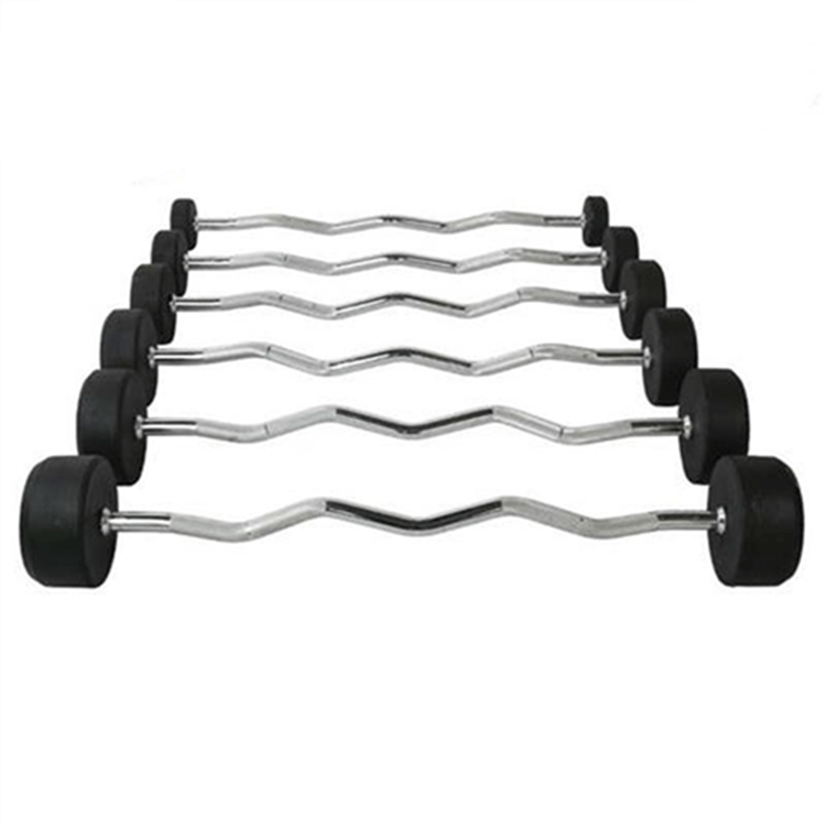 Buy Wholesale China Cheap Price High Quality Rubber Barbell Set Fixed