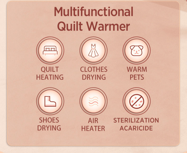 Multifunctional Dryer Shoe Clothes Drying Mite Exterminator Pet Dry