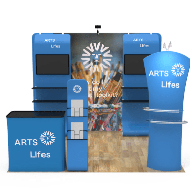Modular Custom Portable Aluminum Fabric Cheap Fair Trade Show 20ft
