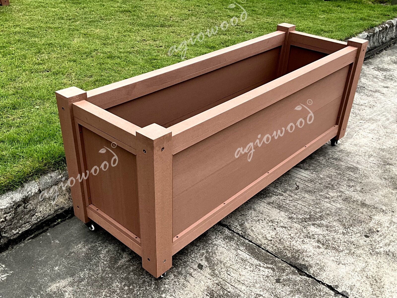 Buy Wholesale China 60 Inch Planter (with/without Casters) Wood + Pp