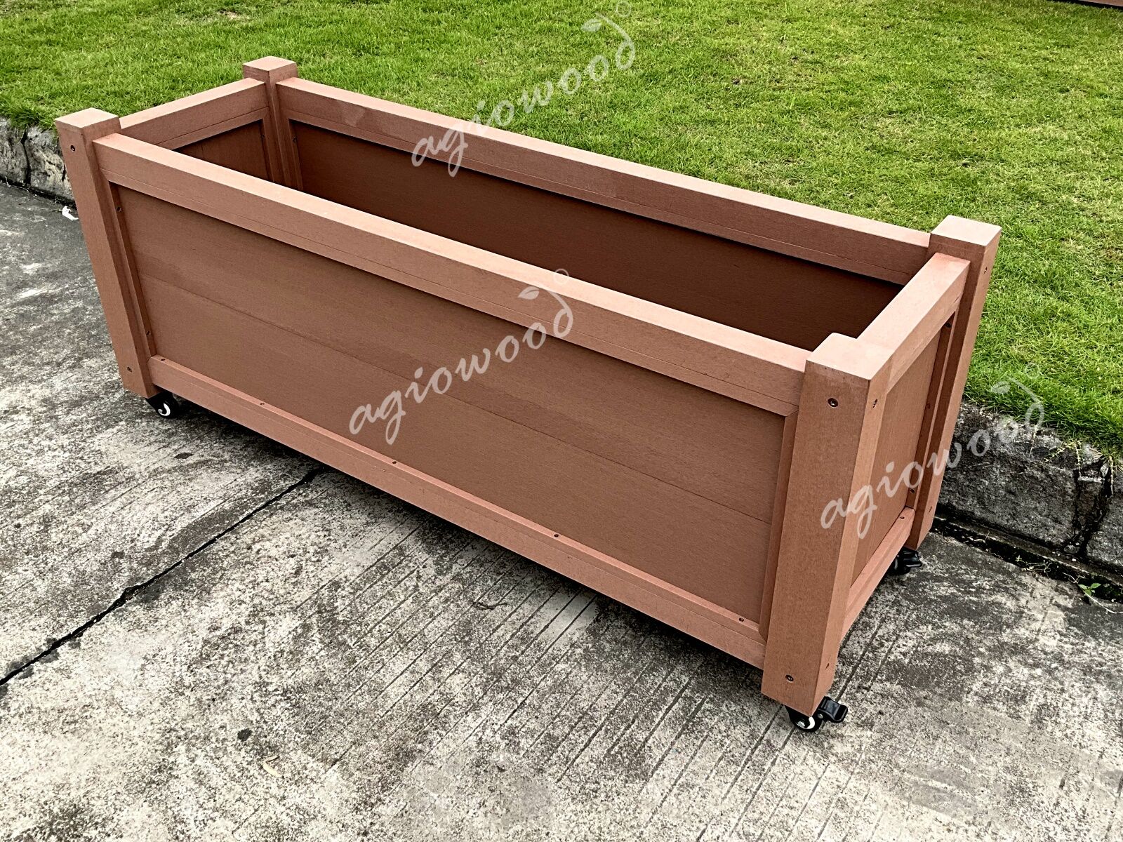 Buy Wholesale China 60 Inch Planter (with/without Casters) Wood + Pp