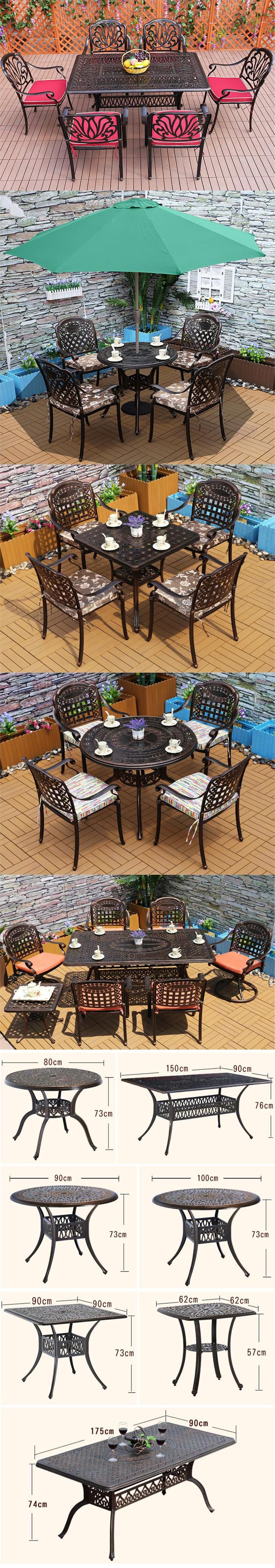Buy Wholesale China Cheap Garden Furniture Leisure Lattice Aluminum
