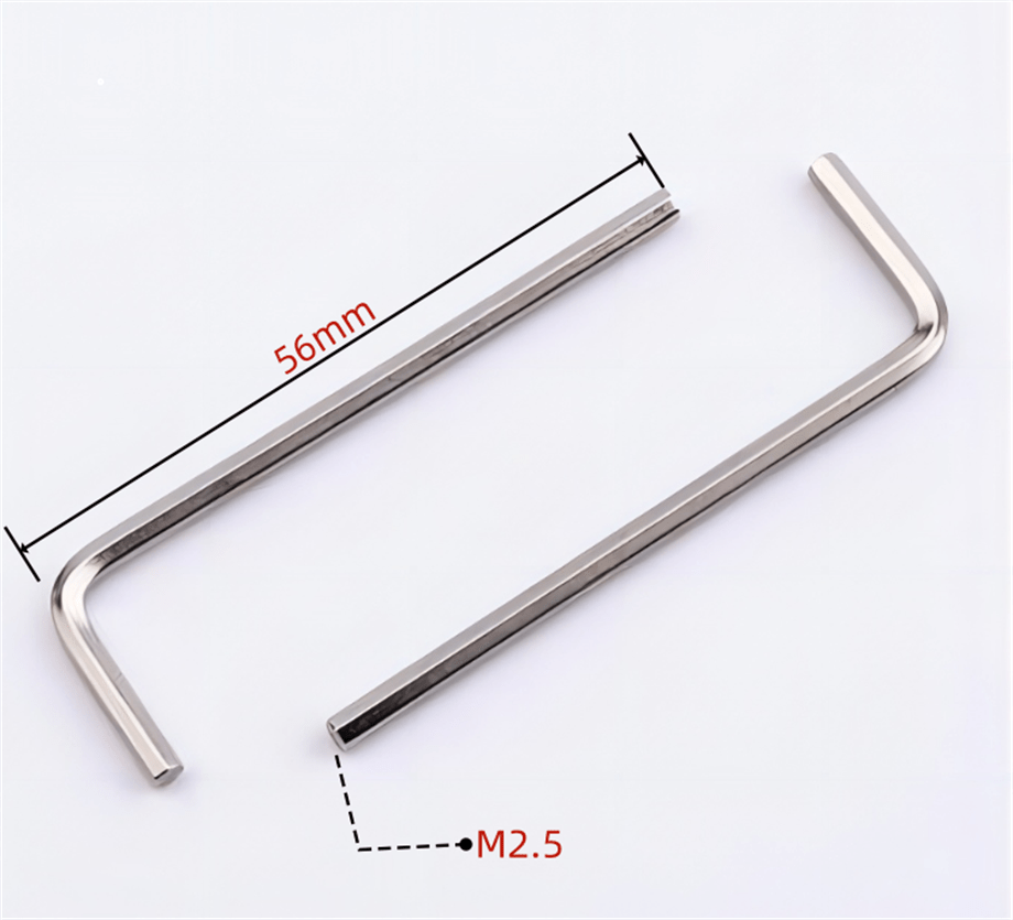 Bulk Buy China Wholesale M2.5 Nickel Plated L Type Hex Wrench L Shape