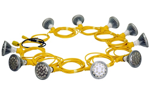 250 Watt Temporary Construction LED String Lights Released by Larson