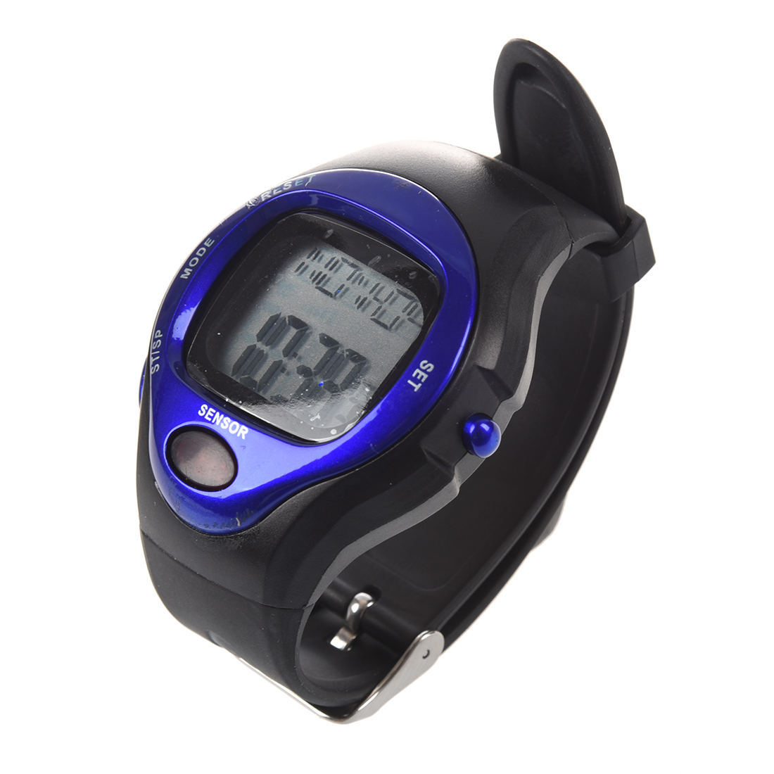 Blue Sport Exercise Stop Watch Calorie Counter Heart Rate Monitor C9X2