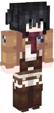 mikasa attack on titan - Player Skin - NovaSkin