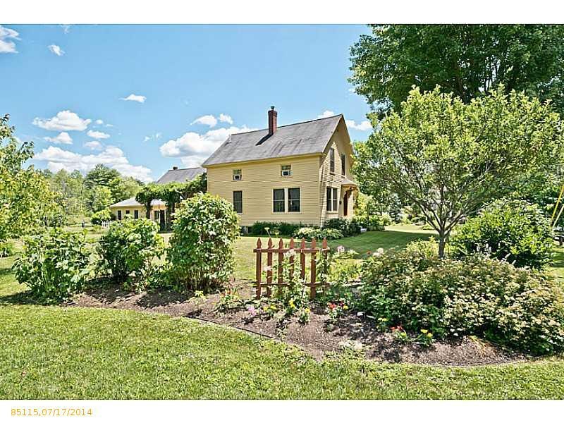 54 High Road in Cornish, Maine. (1875) Old houses, Outdoor structures