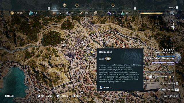 Die Augen der KosmosStandorte Assassin’s Creed Odyssey