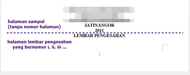 Cara Memberi Nomor Halaman Pada Makalah Tanpa Cover