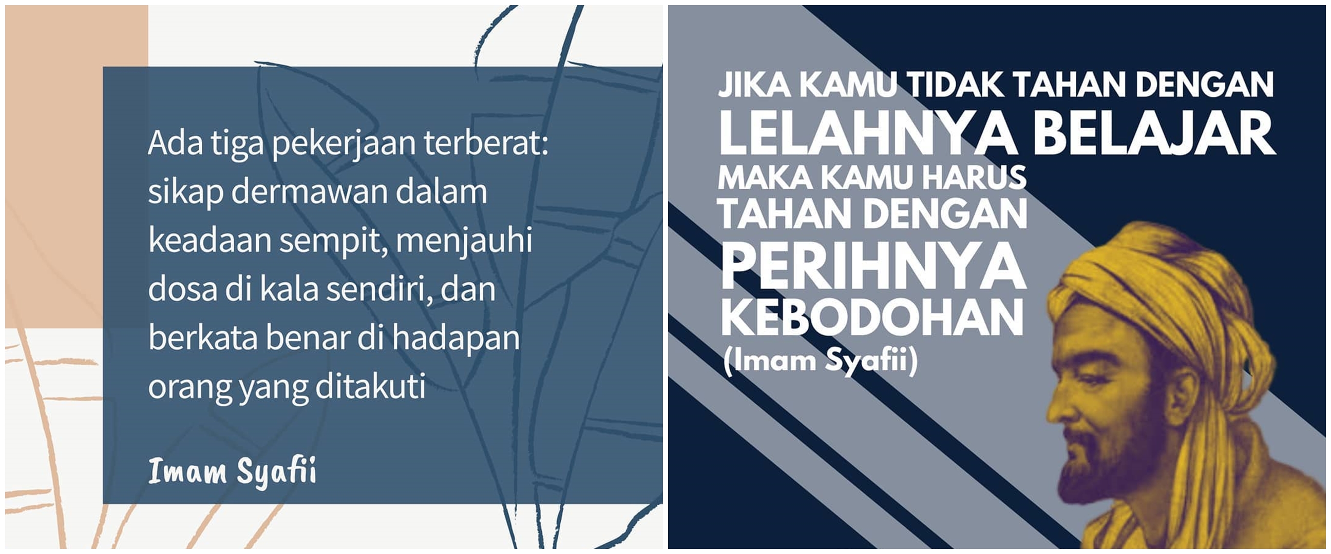 40 Kata-Kata Bijak Ulama Imam Syafi'i, Penuh Makna