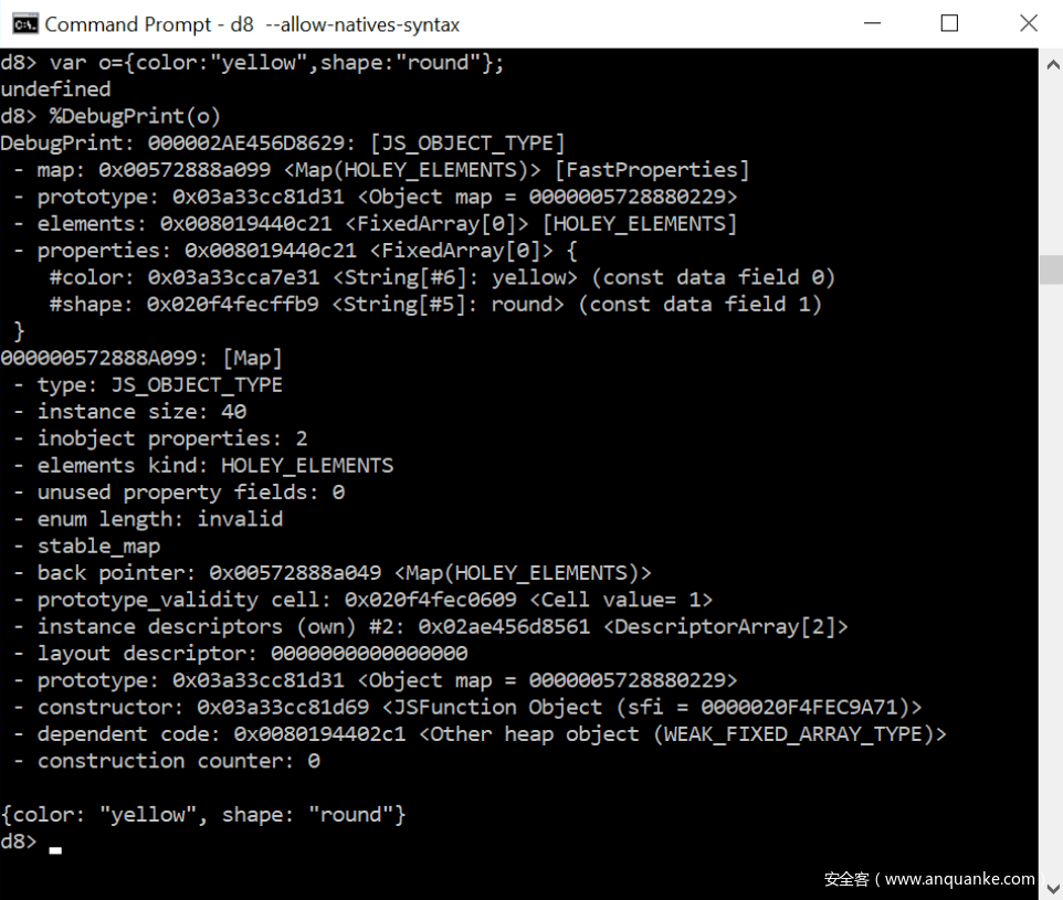 V8 Bug Hunting 之 JS 类型对象的内存布局总结 安全客，安全资讯平台