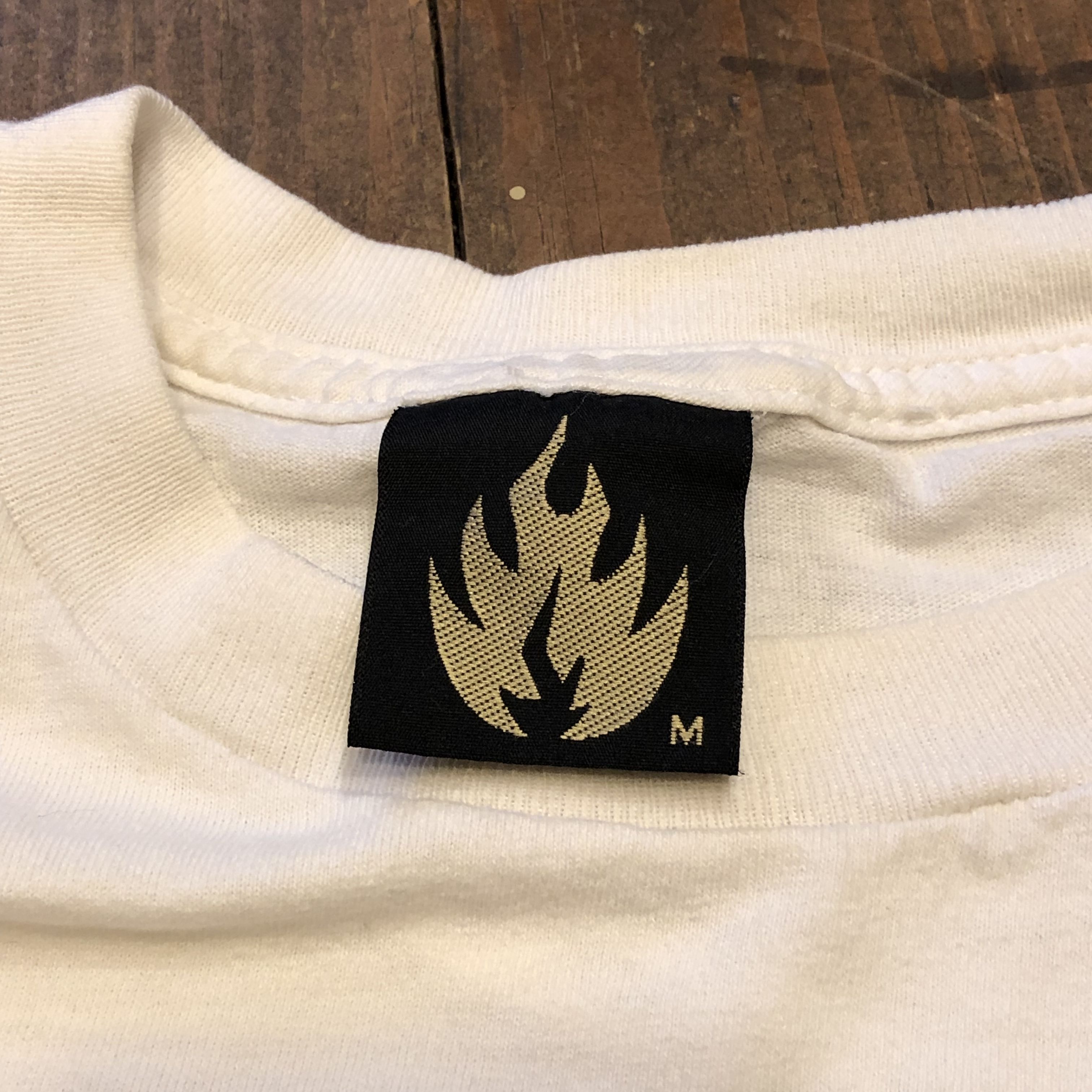 [USED] 90's BLACK LABEL SKATE BOARDS Tee gard...