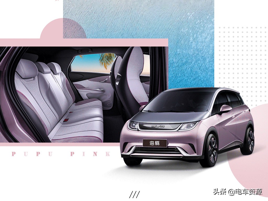 2 appearances/5 colors, BYD releases the name of the dolphin color