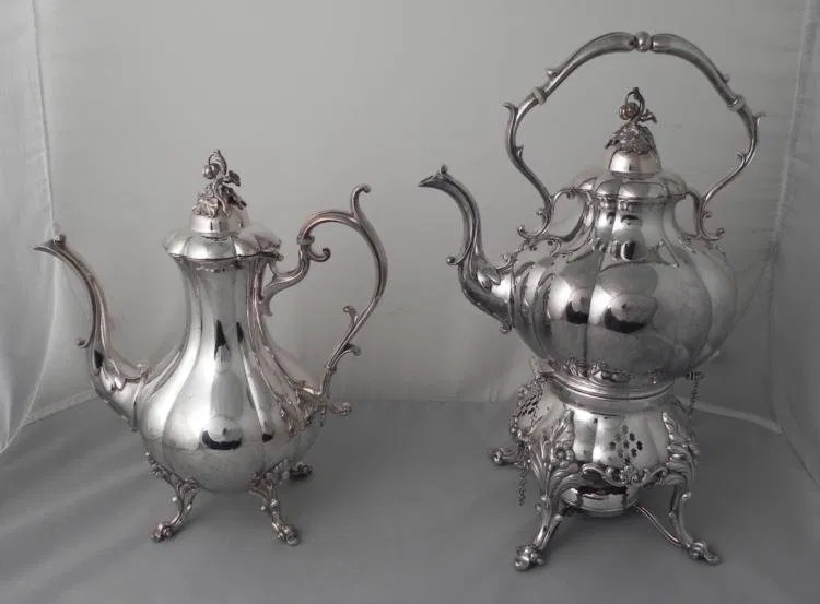 Reed & Barton Winthrop 1795 Silver Plated Tea & Coffee