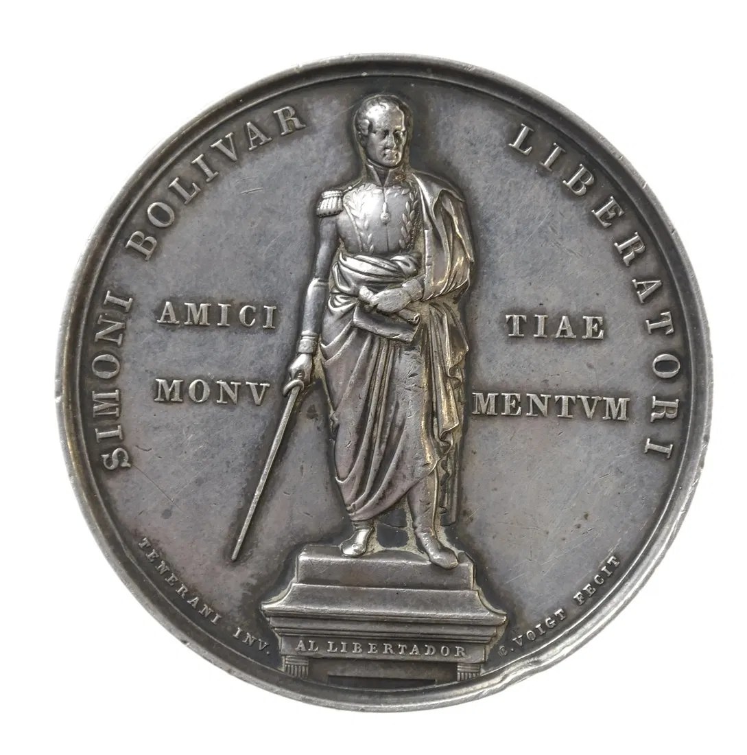 Bolivar Liberator of Slaves Medal, 1846.
