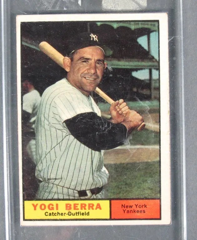 167 1961 Topps Yogi Berra Baseball Card