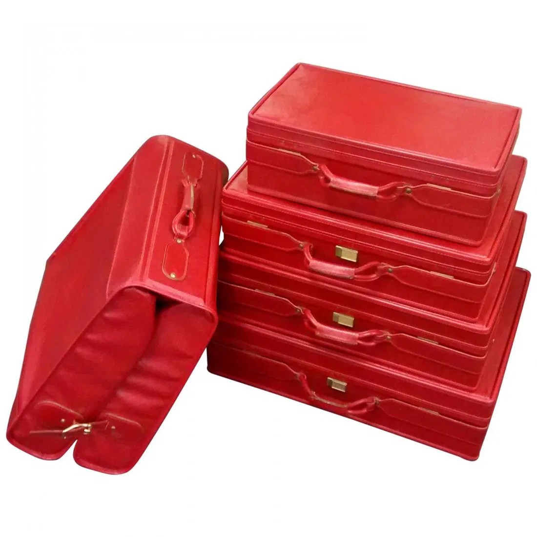 Vintage Hartmann Five Piece Luggage Set