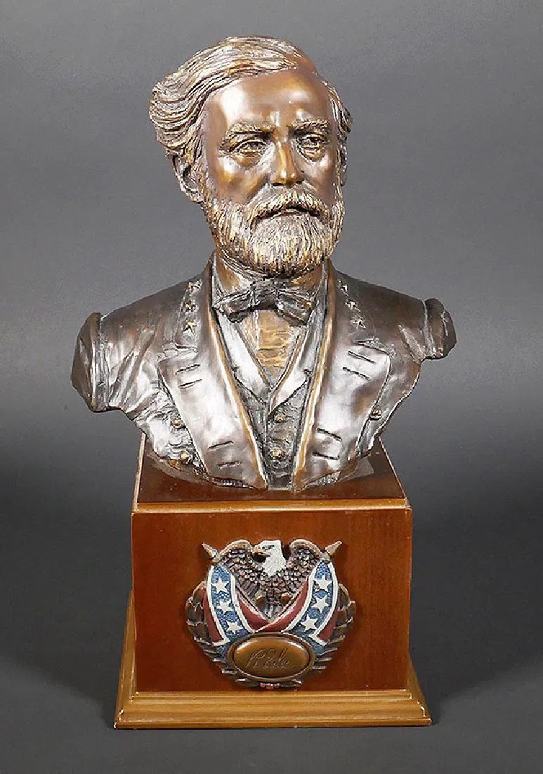 Robert E. Lee Franklin Mint Bronze Bust Ltd Ed
