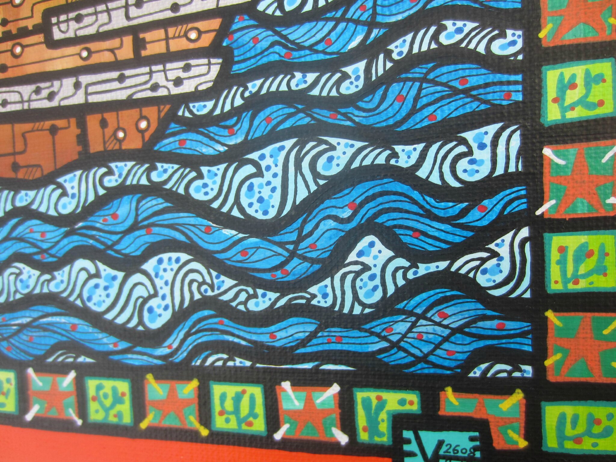 "Dans le doux va et vient des vagues" VINCENT GIBEAUX Peintre