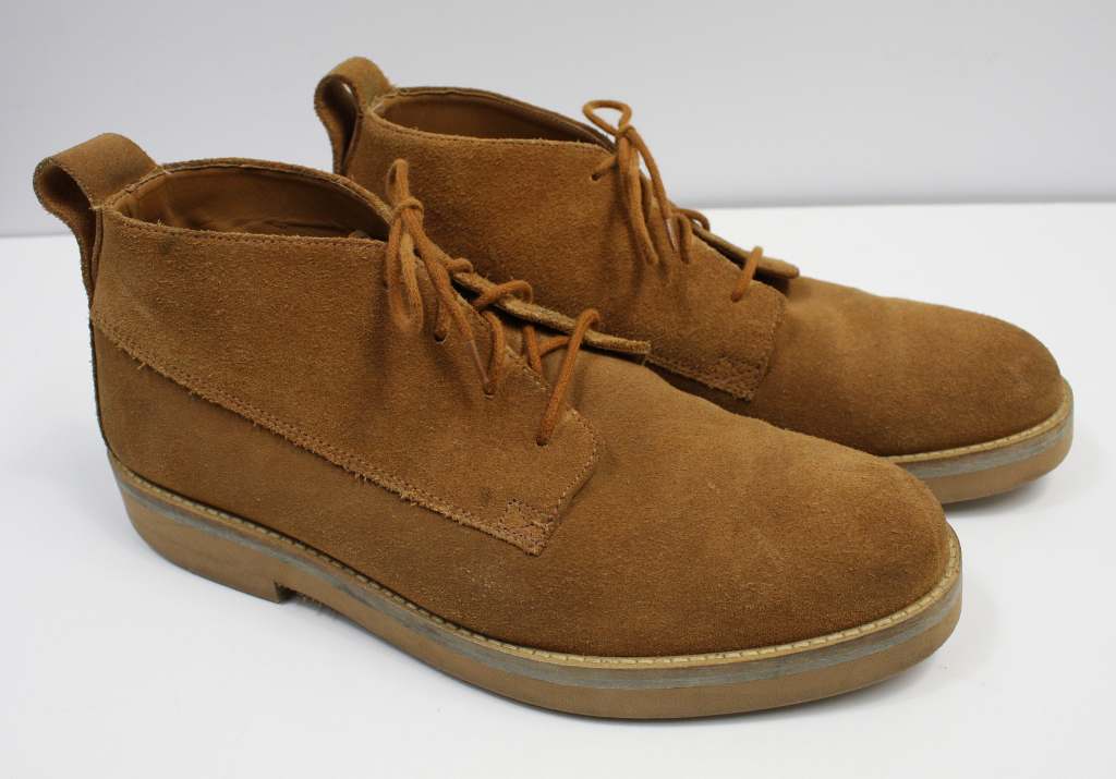 Men's ORVIS Tan Suede desert chukka boots sz 9.5 Vibram sole eBay