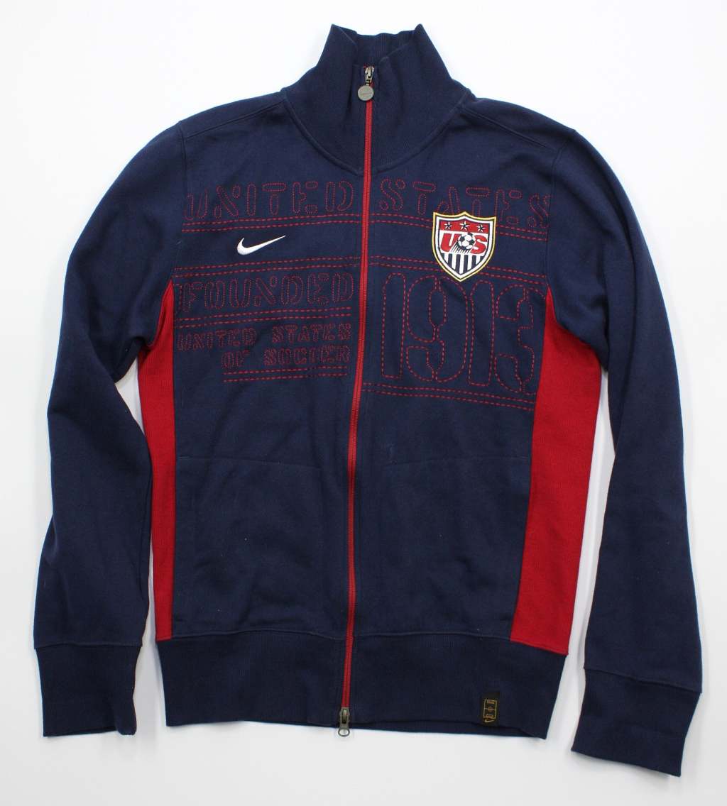 NIKE US USA Team Soccer Jersey warm up sweater jacket sz S eBay