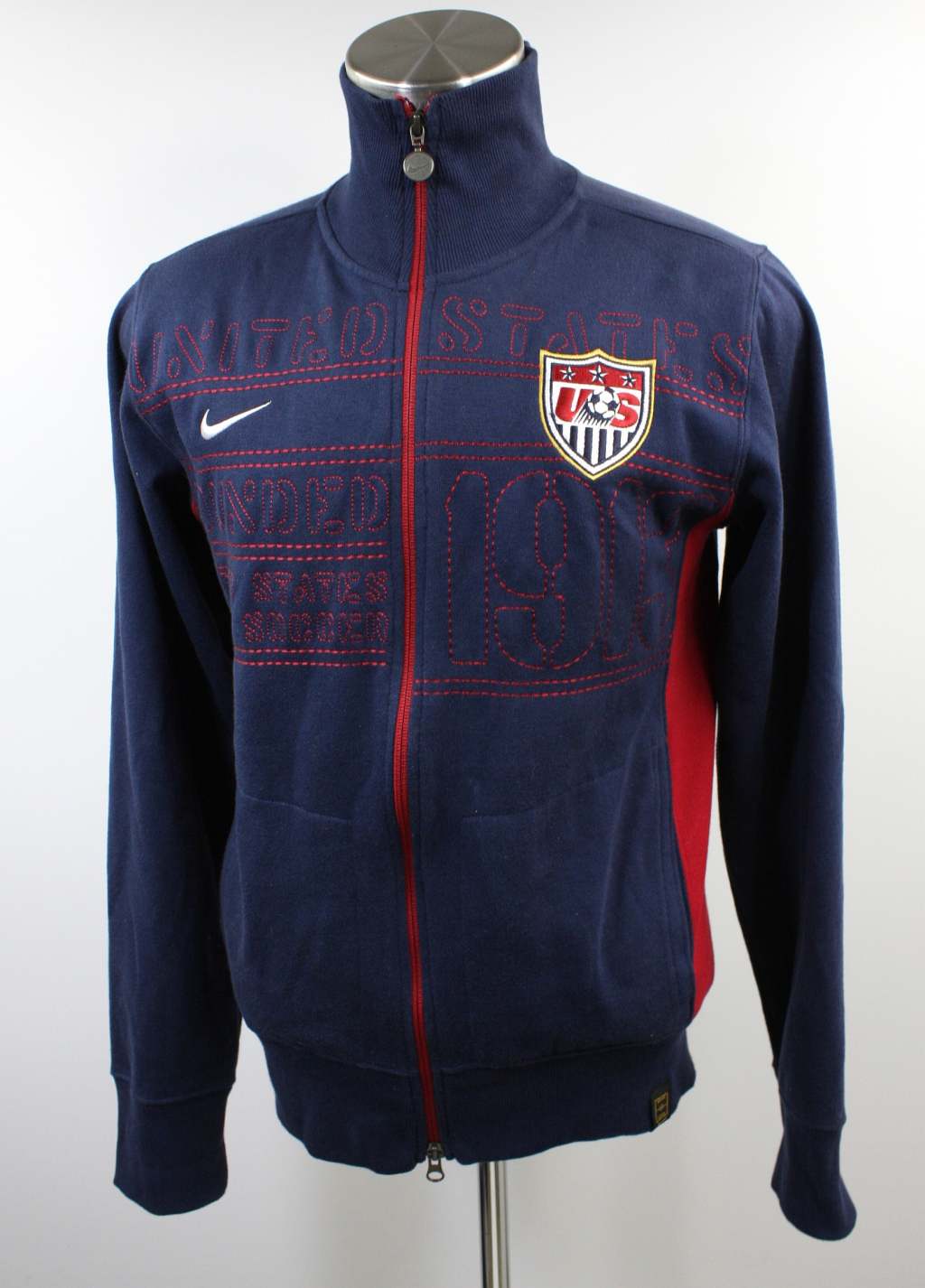 NIKE US USA Team Soccer Jersey warm up sweater jacket sz S eBay