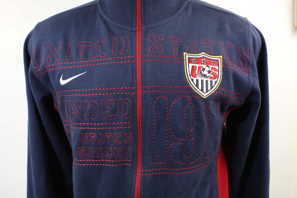 NIKE US USA Team Soccer Jersey warm up sweater jacket sz S eBay