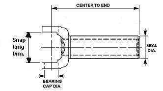 GM TH350 Transmission Yoke GM 3R series