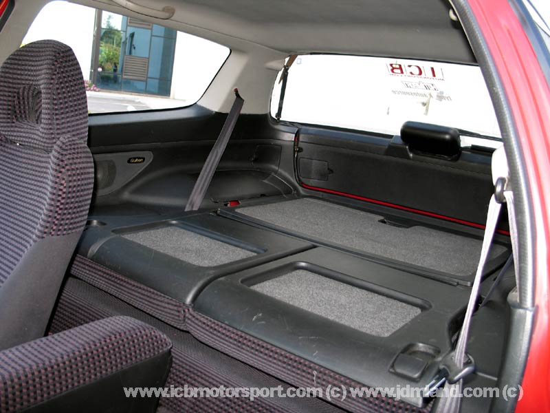 Used JDM EG6 Rear Interior Conversion (Black) Sold