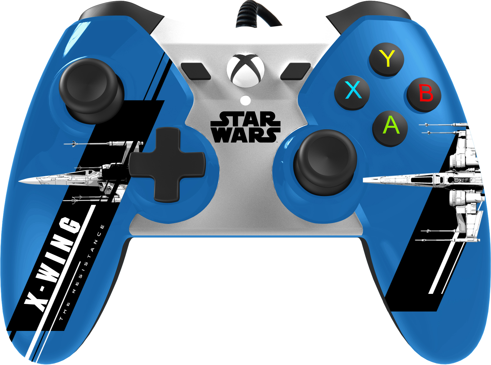 Power A Star Wars The Force Awakens EP7 Wired Controller XWing for Xbox One eBay