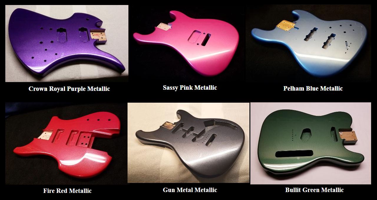 Metallic Color Paint Job on Your Guitar or Bass Body! eBay