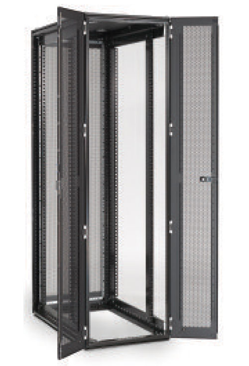 80"H x 24"W x 40"D Rack Fully Perforated Door Server Rack