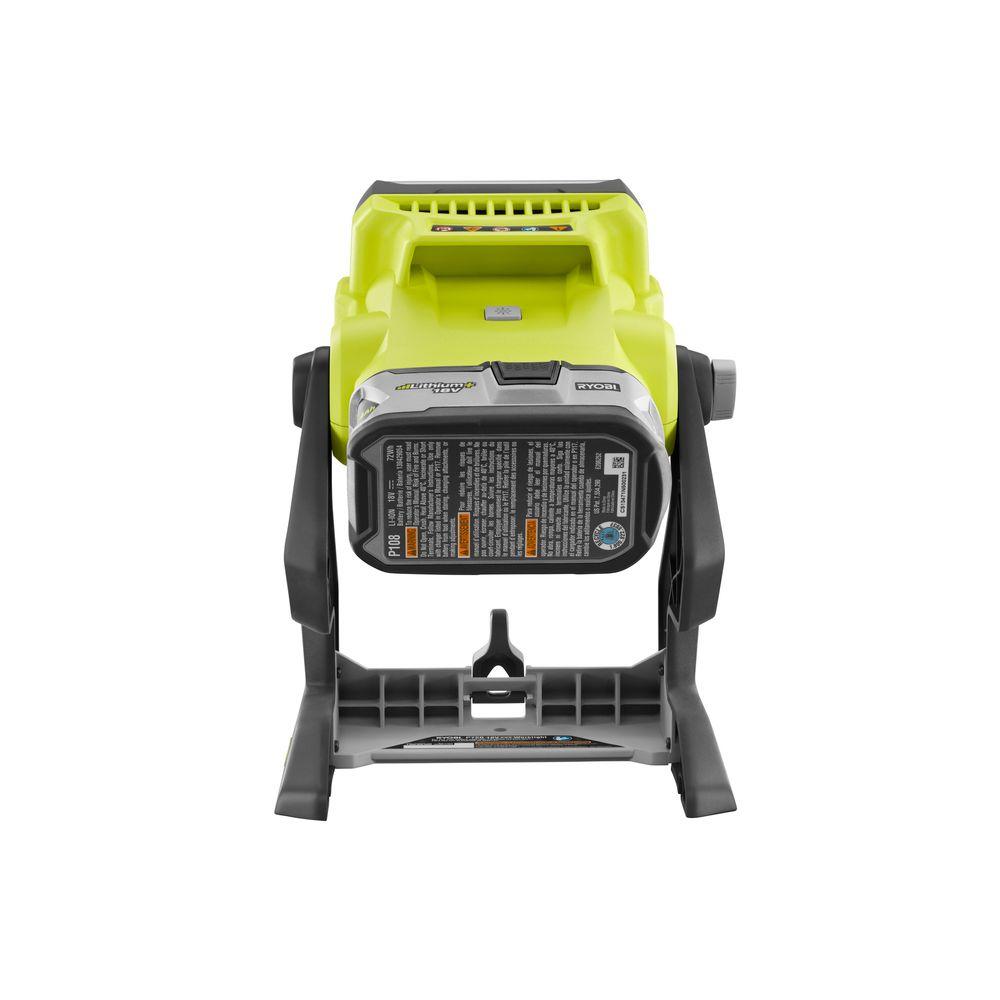 Ryobi P721 One+ 18v 20-Watt LED Work Light Dual Power Hybrid 2-Level