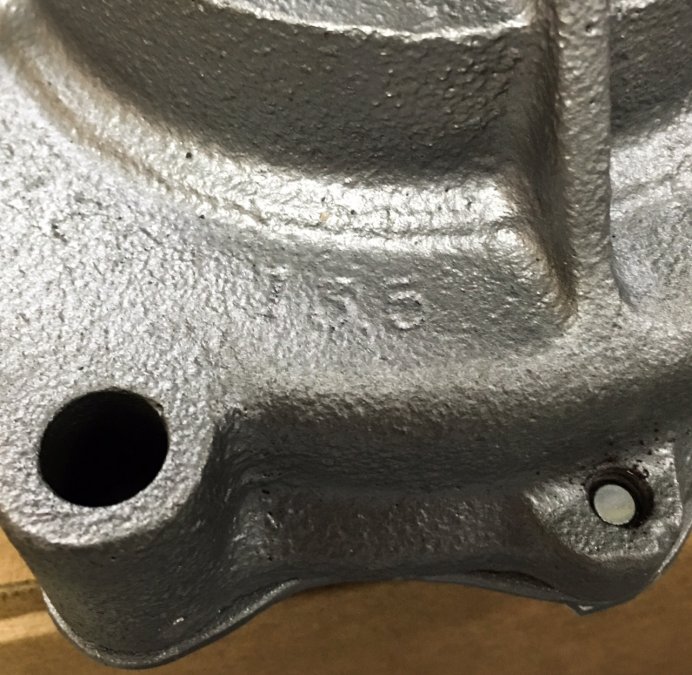 Water pump casting numbers P15D24 Forum and