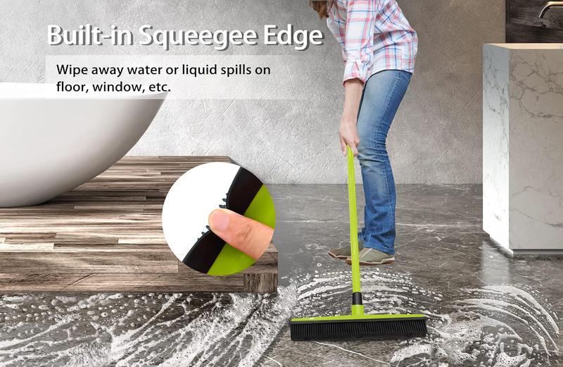 57" Long Handle The length of the carpet broom isadjustable, you can