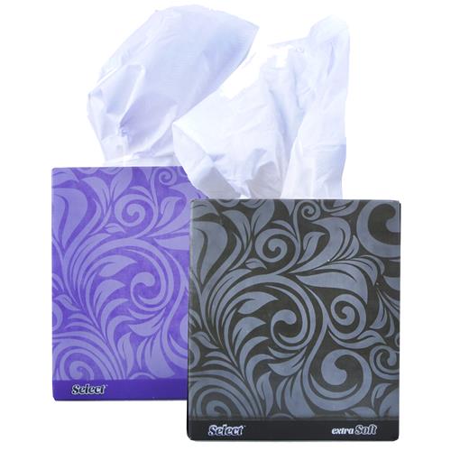 Wholesale Select Cube White Facial Tissue 2 Ply 80 CT GLW