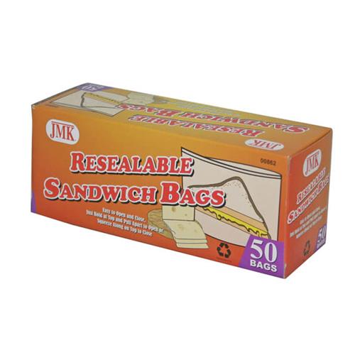 Wholesale 5PC RESEALABLE SANDWICH BAGS GLW