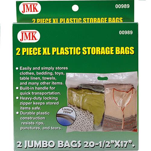 Wholesale z2pc XL PLASTIC STORAGE BAGS GLW