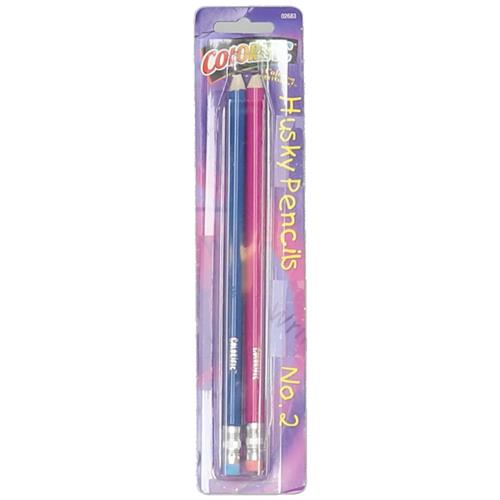 Wholesale 2pk COLORIFIC HUSKY PENCILS 2 GLW